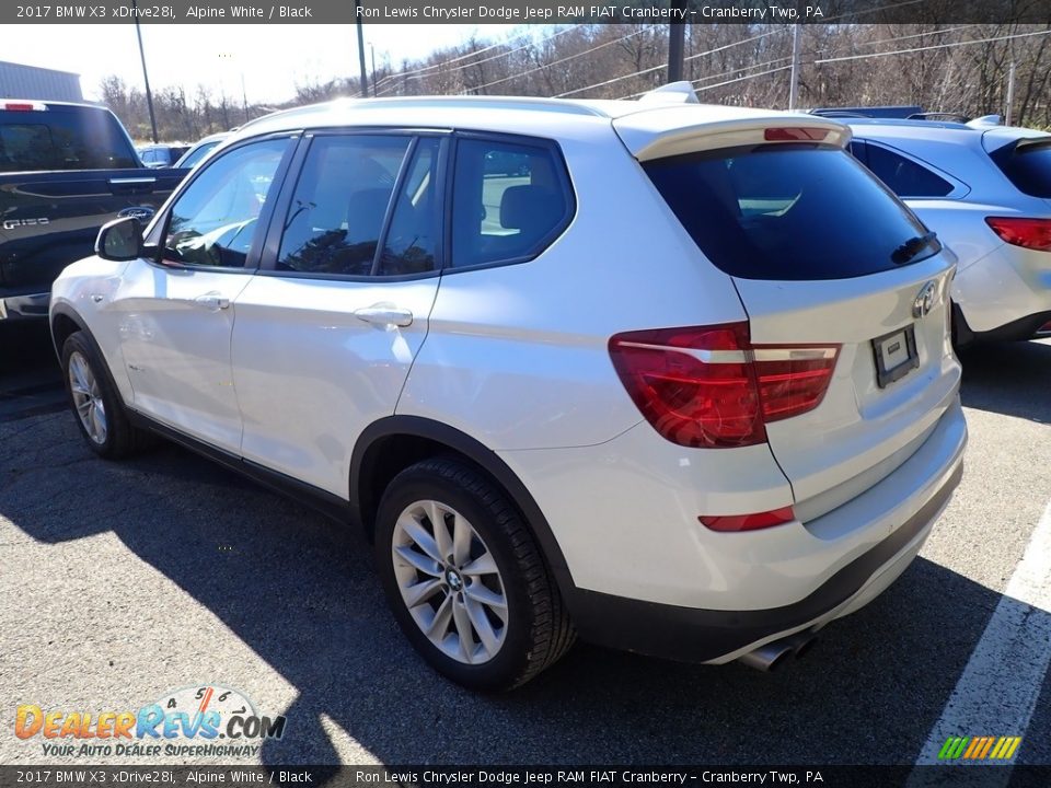 2017 BMW X3 xDrive28i Alpine White / Black Photo #3