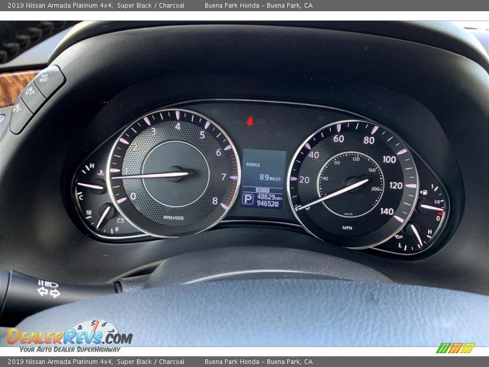 2019 Nissan Armada Platinum 4x4 Gauges Photo #20