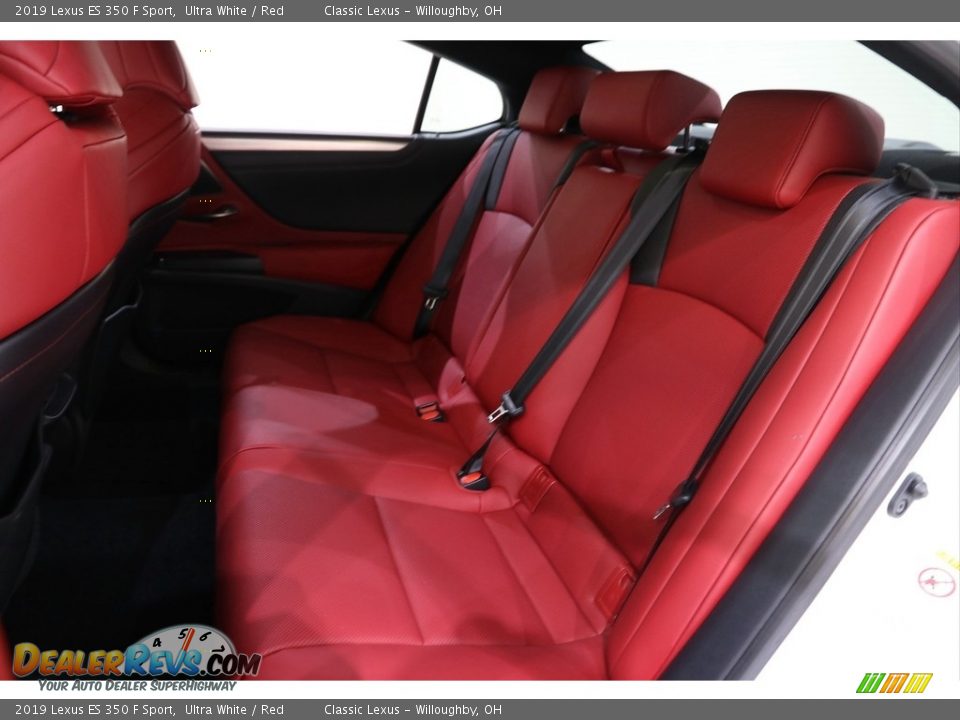 2019 Lexus ES 350 F Sport Ultra White / Red Photo #20