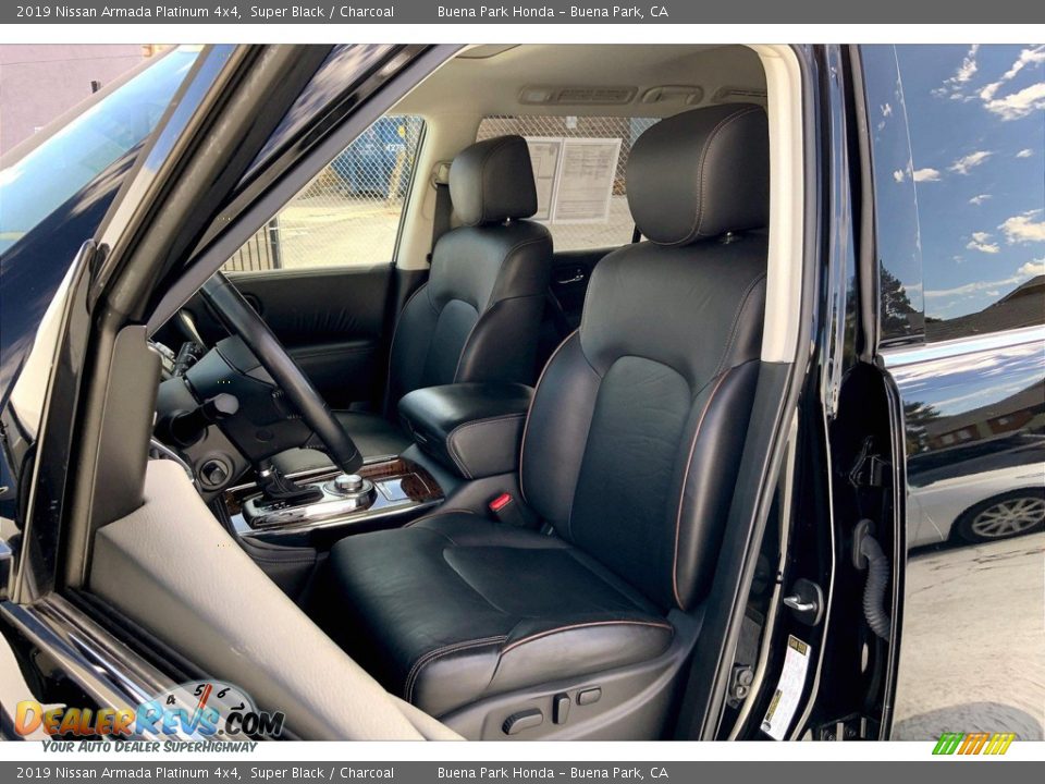 Front Seat of 2019 Nissan Armada Platinum 4x4 Photo #25