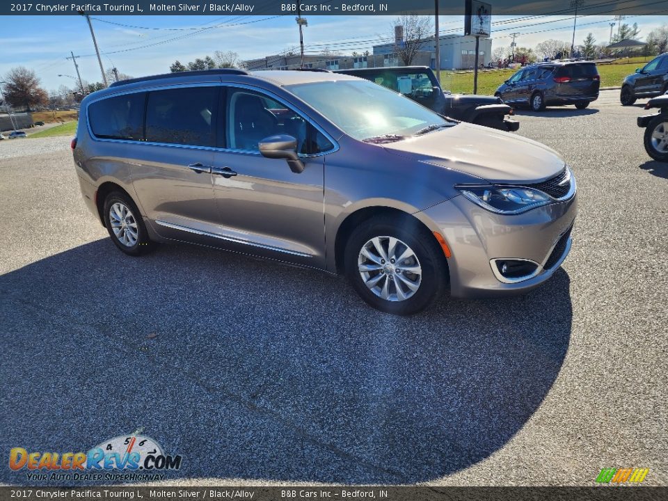 2017 Chrysler Pacifica Touring L Molten Silver / Black/Alloy Photo #1