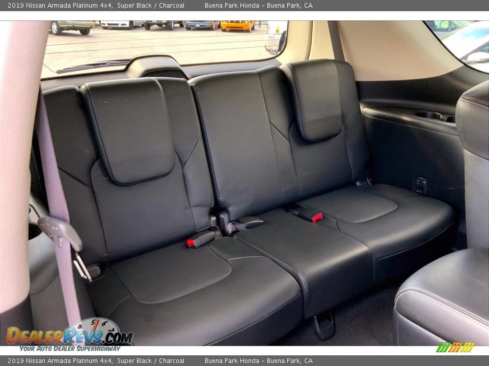 Rear Seat of 2019 Nissan Armada Platinum 4x4 Photo #28