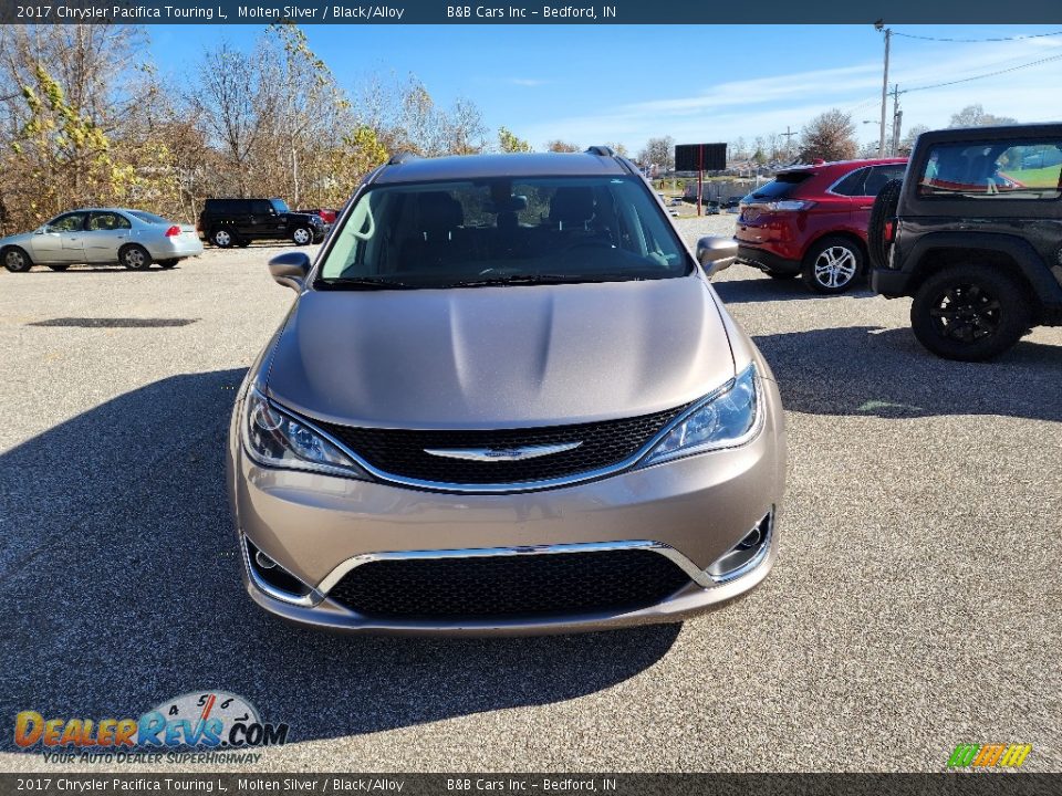 2017 Chrysler Pacifica Touring L Molten Silver / Black/Alloy Photo #2