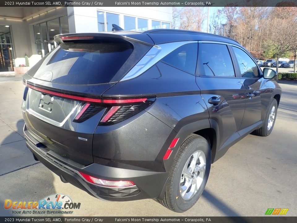 2023 Hyundai Tucson SEL AWD Portofino Gray / Gray Photo #2