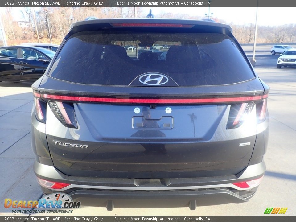 2023 Hyundai Tucson SEL AWD Portofino Gray / Gray Photo #3