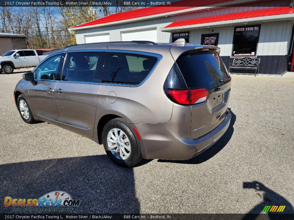 2017 Chrysler Pacifica Touring L Molten Silver / Black/Alloy Photo #5