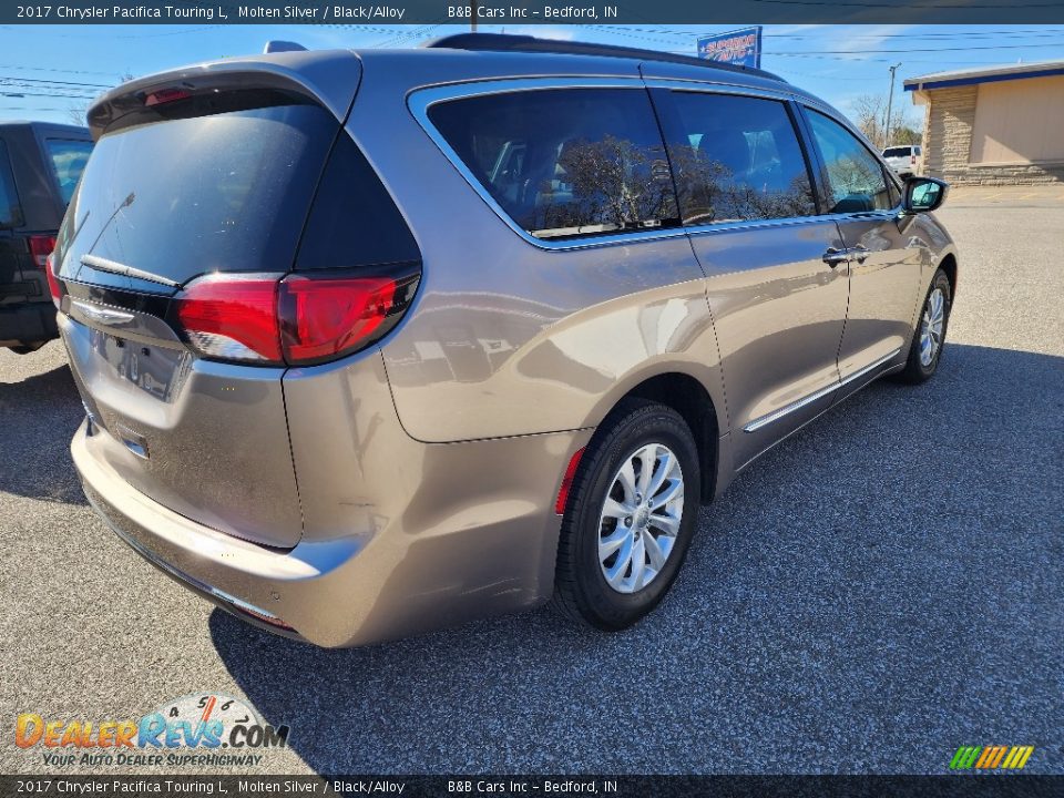 2017 Chrysler Pacifica Touring L Molten Silver / Black/Alloy Photo #7