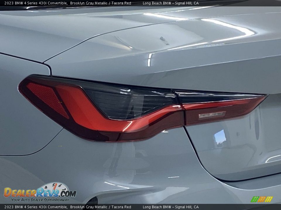 2023 BMW 4 Series 430i Convertible Brooklyn Gray Metallic / Tacora Red Photo #6