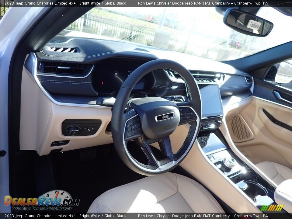 2023 Jeep Grand Cherokee Limited 4x4 Bright White / Global Black Photo #24