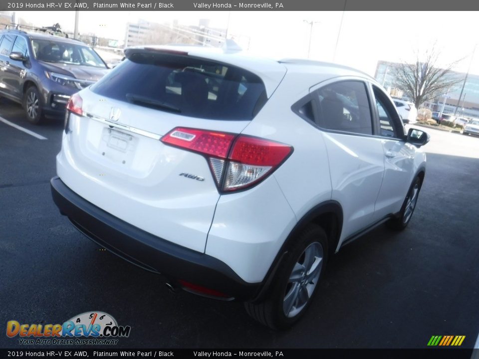 2019 Honda HR-V EX AWD Platinum White Pearl / Black Photo #7