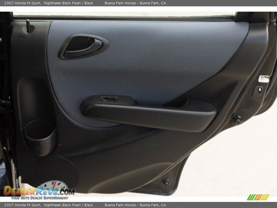 2007 Honda Fit Sport Nighthawk Black Pearl / Black Photo #27