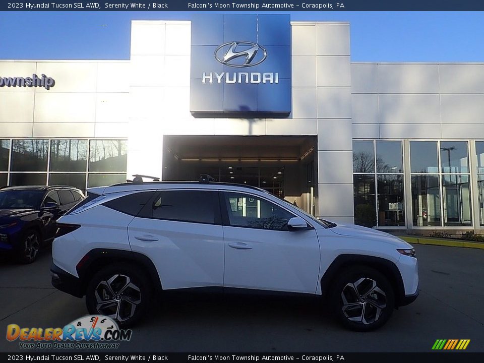 2023 Hyundai Tucson SEL AWD Serenity White / Black Photo #1