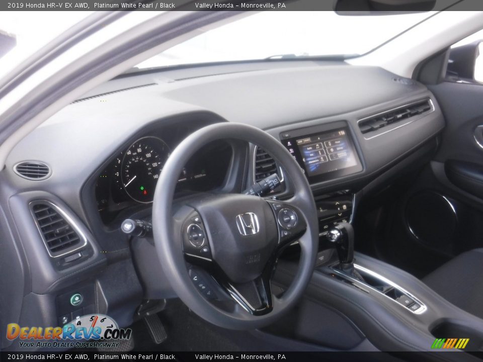 2019 Honda HR-V EX AWD Platinum White Pearl / Black Photo #13