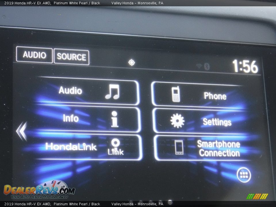 2019 Honda HR-V EX AWD Platinum White Pearl / Black Photo #19