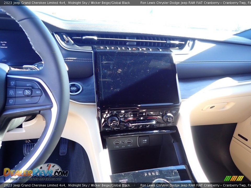 2023 Jeep Grand Cherokee Limited 4x4 Midnight Sky / Wicker Beige/Global Black Photo #16