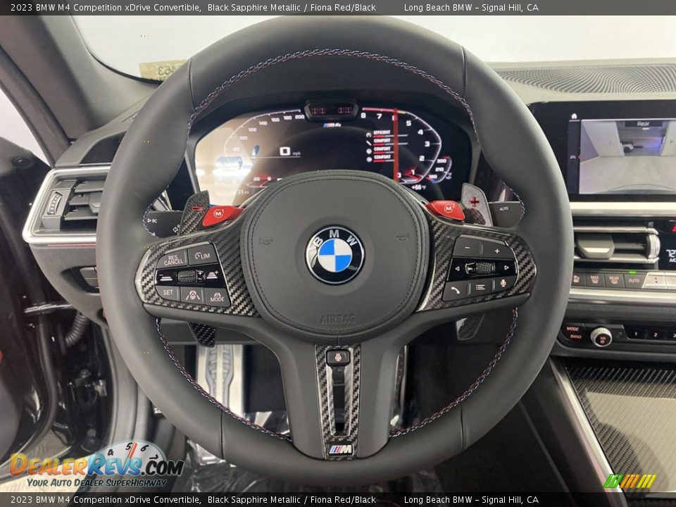 2023 BMW M4 Competition xDrive Convertible Steering Wheel Photo #14