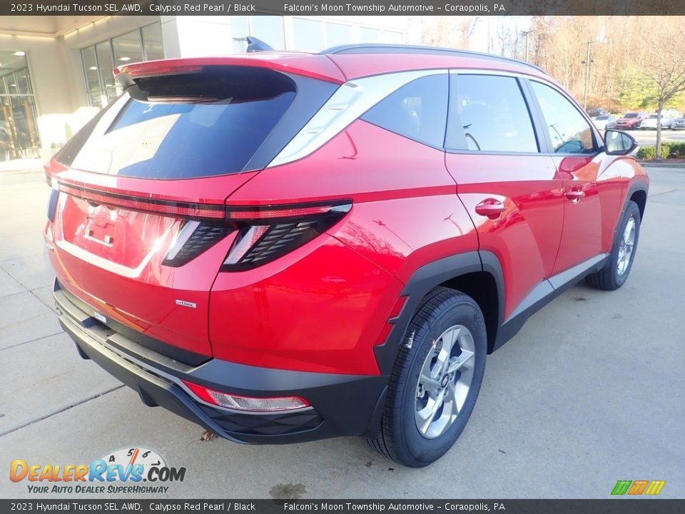 2023 Hyundai Tucson SEL AWD Calypso Red Pearl / Black Photo #2