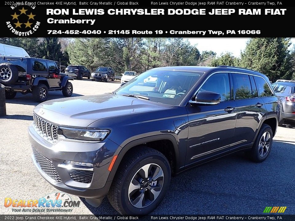 2022 Jeep Grand Cherokee 4XE Hybrid Baltic Gray Metallic / Global Black Photo #1