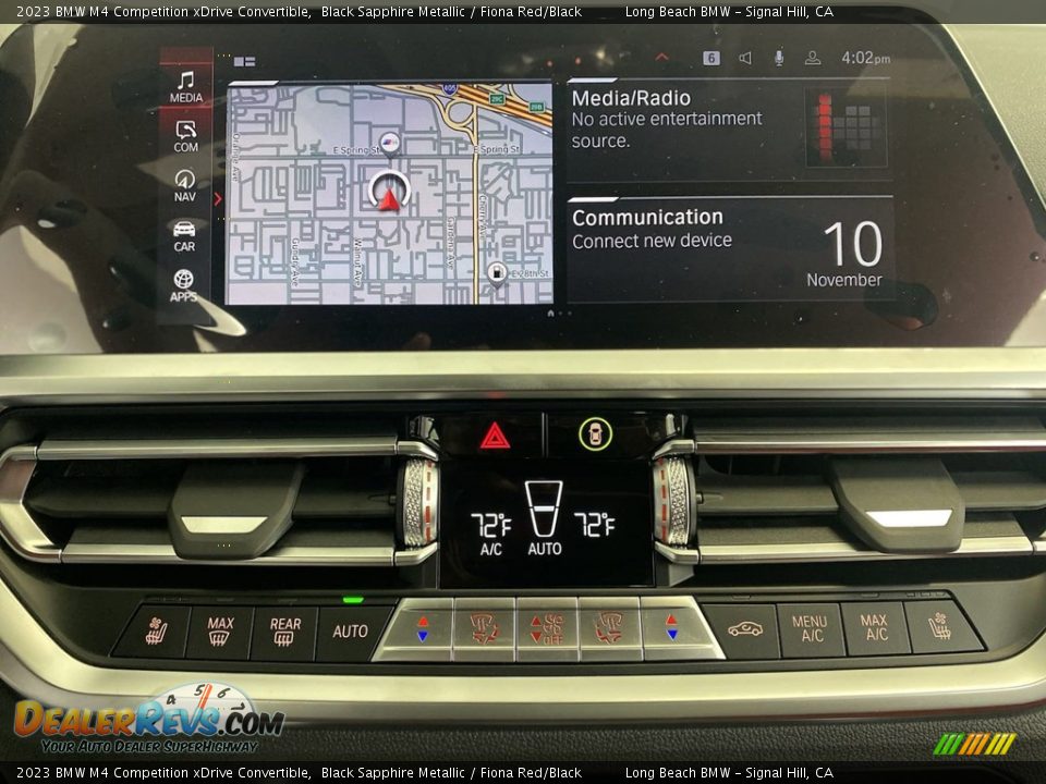 Controls of 2023 BMW M4 Competition xDrive Convertible Photo #18