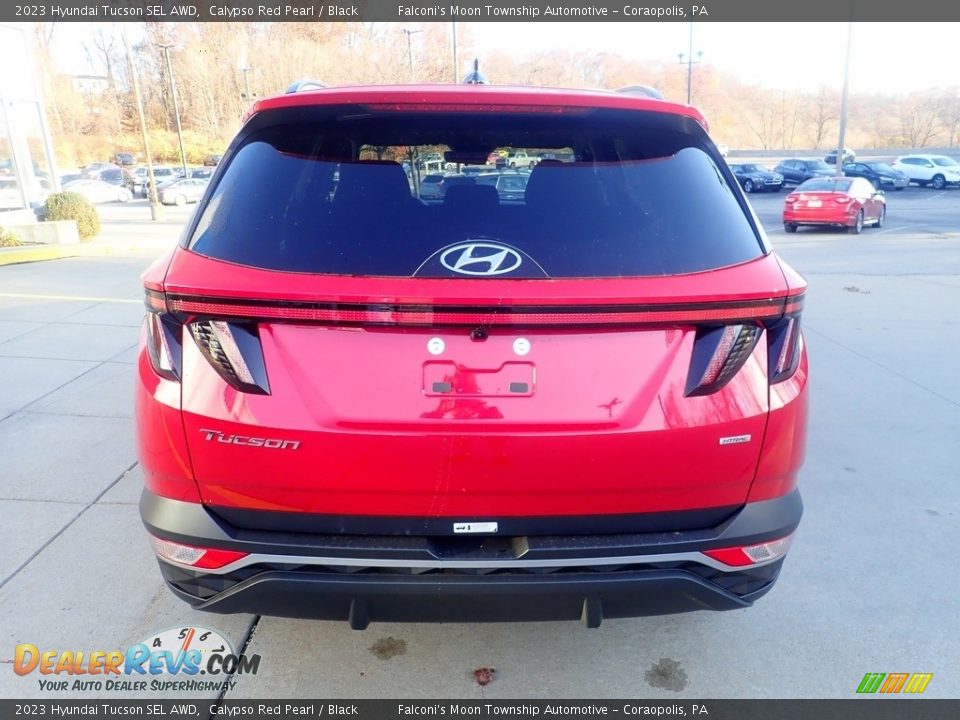 2023 Hyundai Tucson SEL AWD Calypso Red Pearl / Black Photo #3