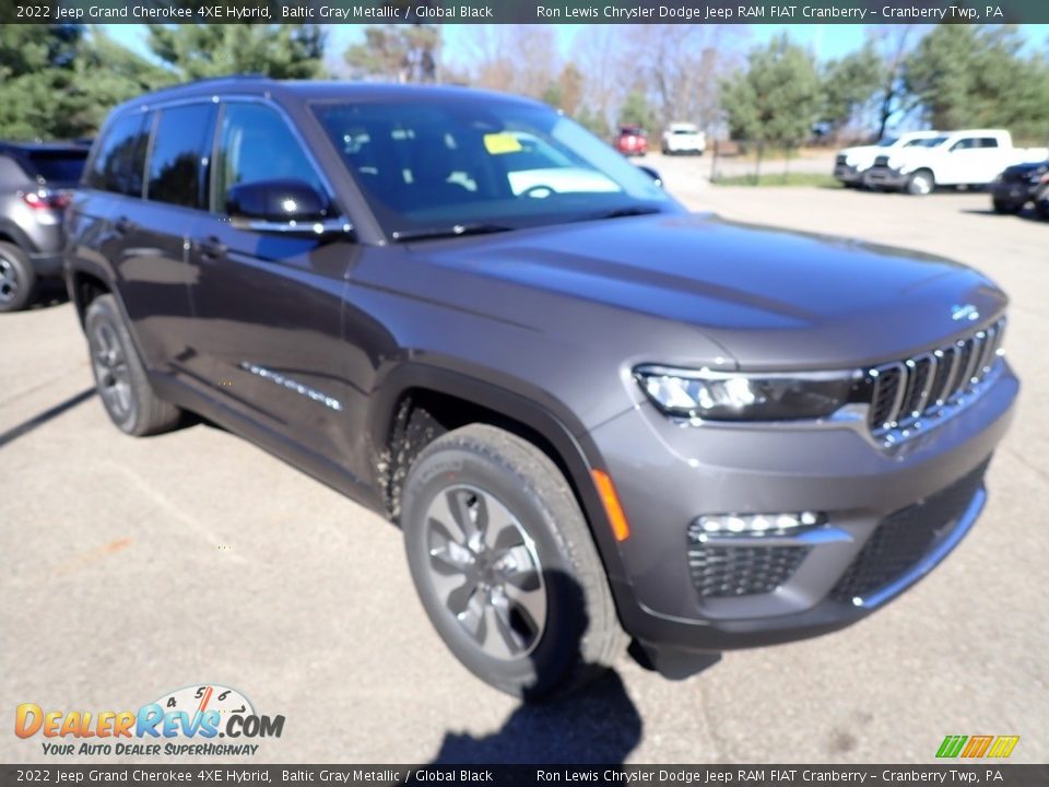 2022 Jeep Grand Cherokee 4XE Hybrid Baltic Gray Metallic / Global Black Photo #3