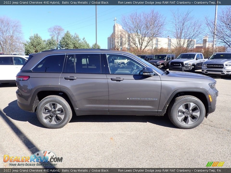 2022 Jeep Grand Cherokee 4XE Hybrid Baltic Gray Metallic / Global Black Photo #4