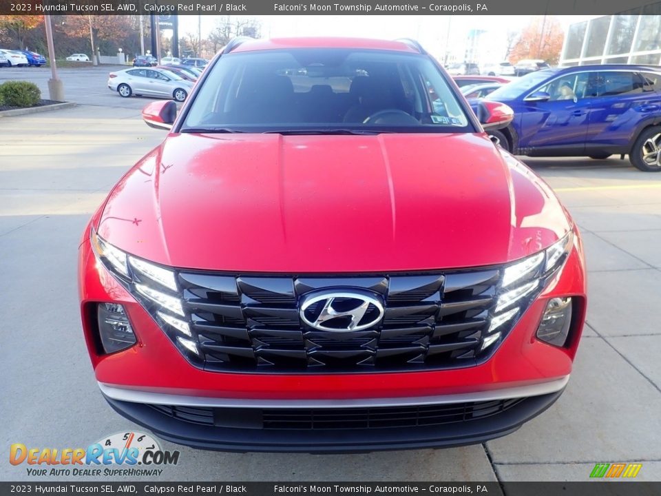 2023 Hyundai Tucson SEL AWD Calypso Red Pearl / Black Photo #7