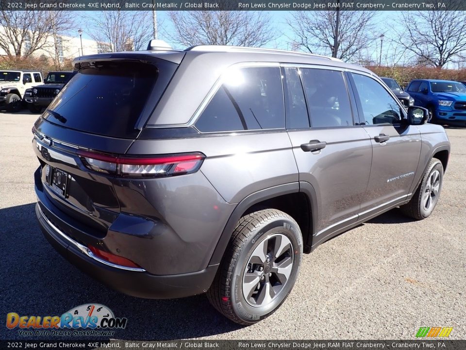 2022 Jeep Grand Cherokee 4XE Hybrid Baltic Gray Metallic / Global Black Photo #5