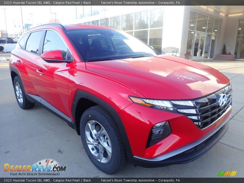 2023 Hyundai Tucson SEL AWD Calypso Red Pearl / Black Photo #8