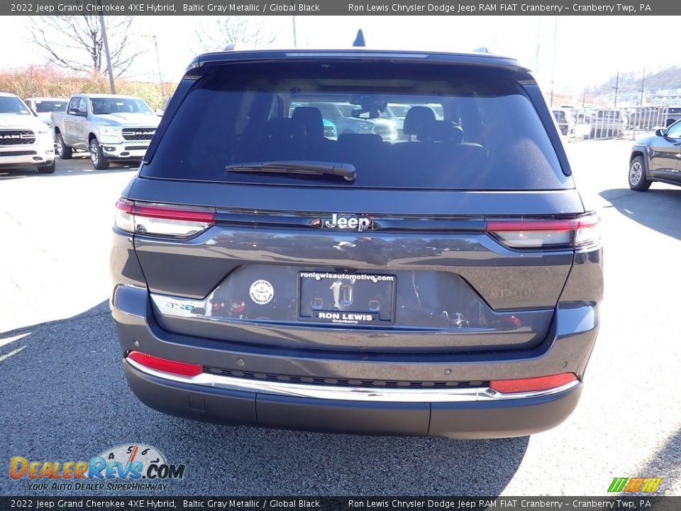 2022 Jeep Grand Cherokee 4XE Hybrid Baltic Gray Metallic / Global Black Photo #6