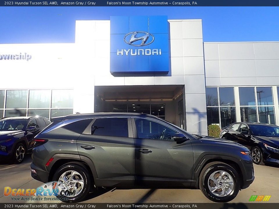 2023 Hyundai Tucson SEL AWD Amazon Gray / Gray Photo #1