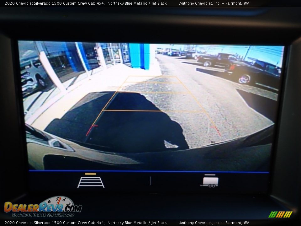 2020 Chevrolet Silverado 1500 Custom Crew Cab 4x4 Northsky Blue Metallic / Jet Black Photo #18