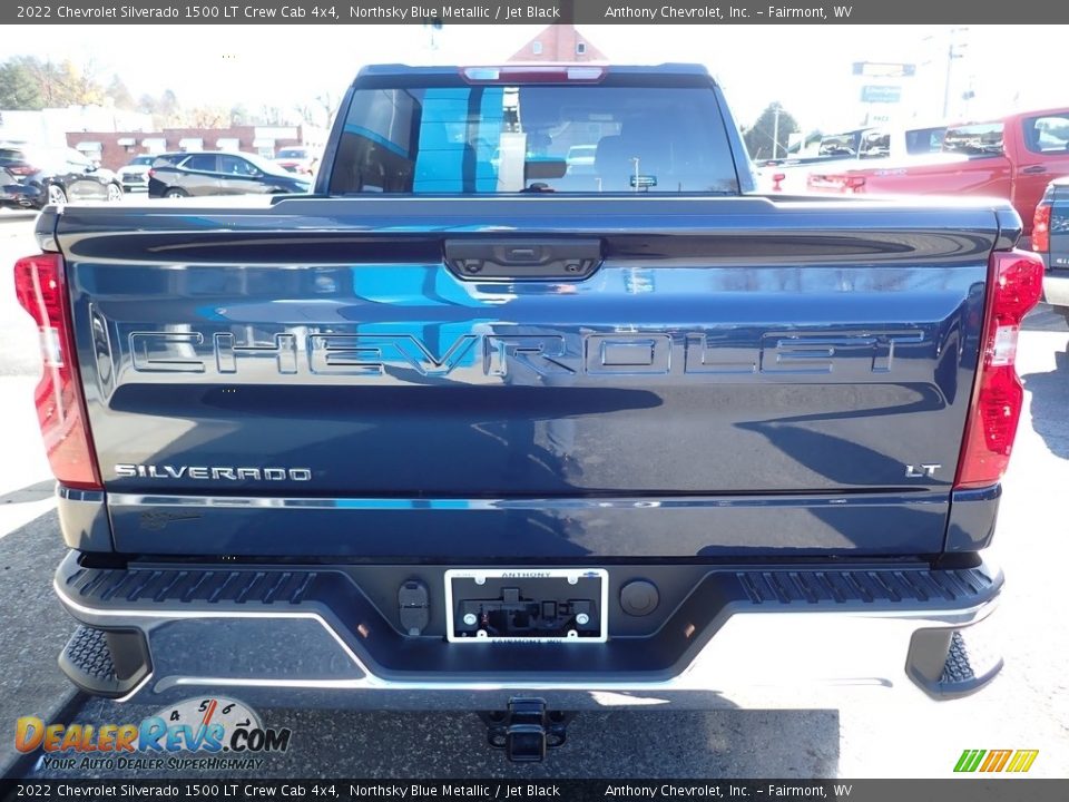 2022 Chevrolet Silverado 1500 LT Crew Cab 4x4 Northsky Blue Metallic / Jet Black Photo #4