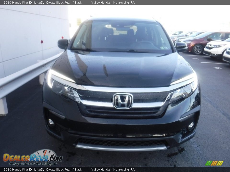 2020 Honda Pilot EX-L AWD Crystal Black Pearl / Black Photo #5