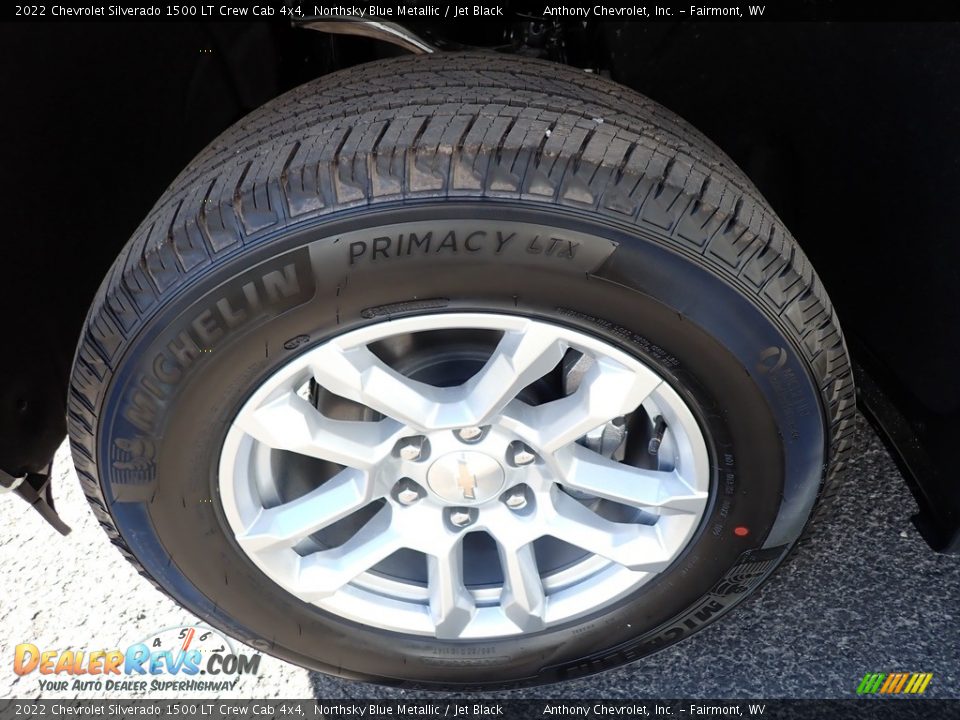 2022 Chevrolet Silverado 1500 LT Crew Cab 4x4 Northsky Blue Metallic / Jet Black Photo #10