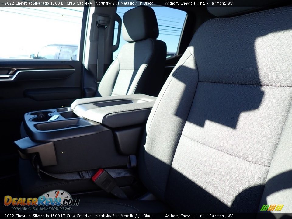 2022 Chevrolet Silverado 1500 LT Crew Cab 4x4 Northsky Blue Metallic / Jet Black Photo #11
