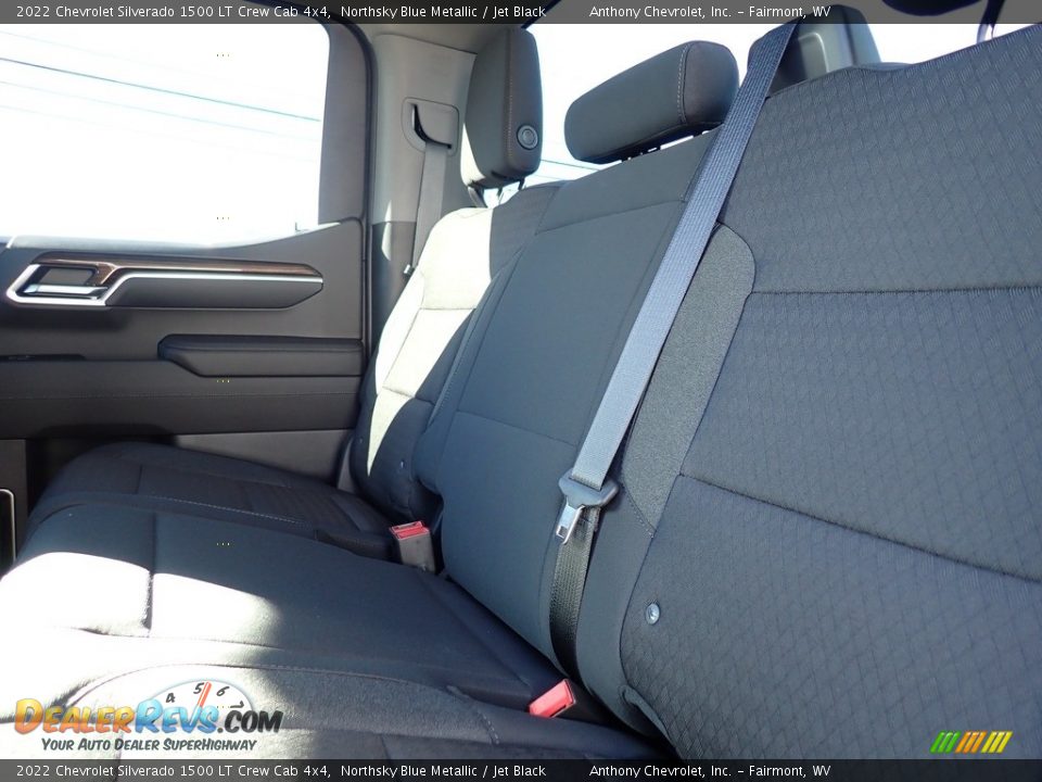 2022 Chevrolet Silverado 1500 LT Crew Cab 4x4 Northsky Blue Metallic / Jet Black Photo #12