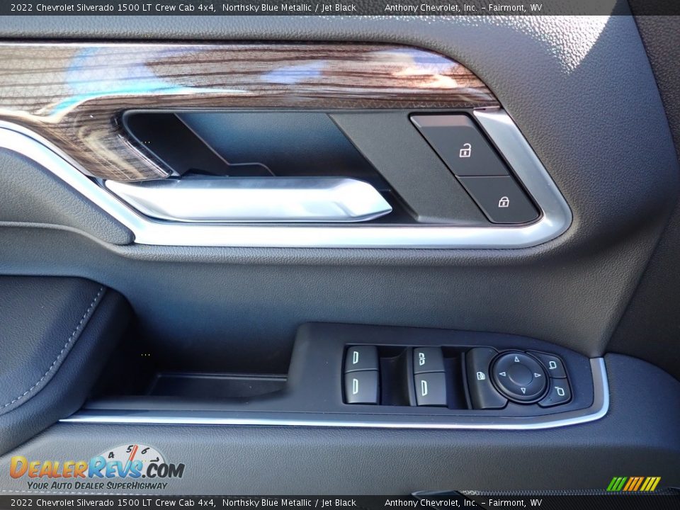 2022 Chevrolet Silverado 1500 LT Crew Cab 4x4 Northsky Blue Metallic / Jet Black Photo #14