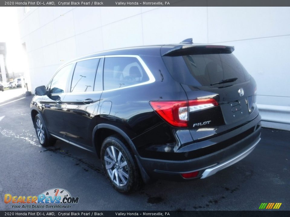 2020 Honda Pilot EX-L AWD Crystal Black Pearl / Black Photo #11