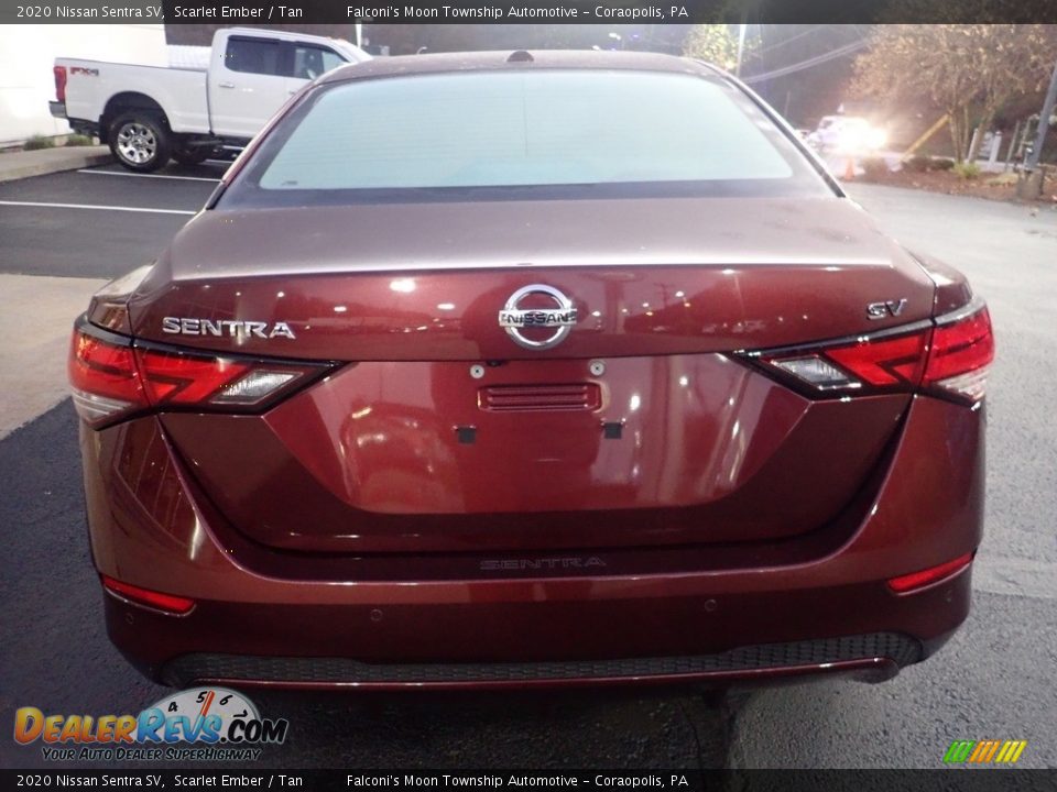 2020 Nissan Sentra SV Scarlet Ember / Tan Photo #2