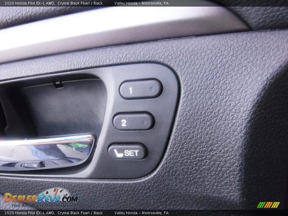 2020 Honda Pilot EX-L AWD Crystal Black Pearl / Black Photo #15