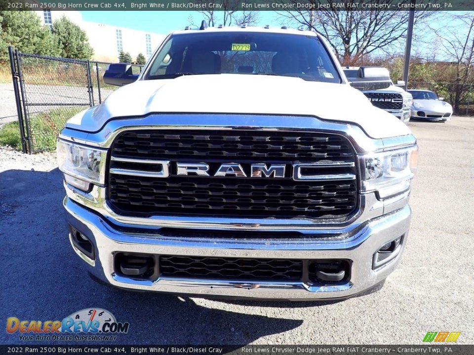 2022 Ram 2500 Big Horn Crew Cab 4x4 Bright White / Black/Diesel Gray Photo #2