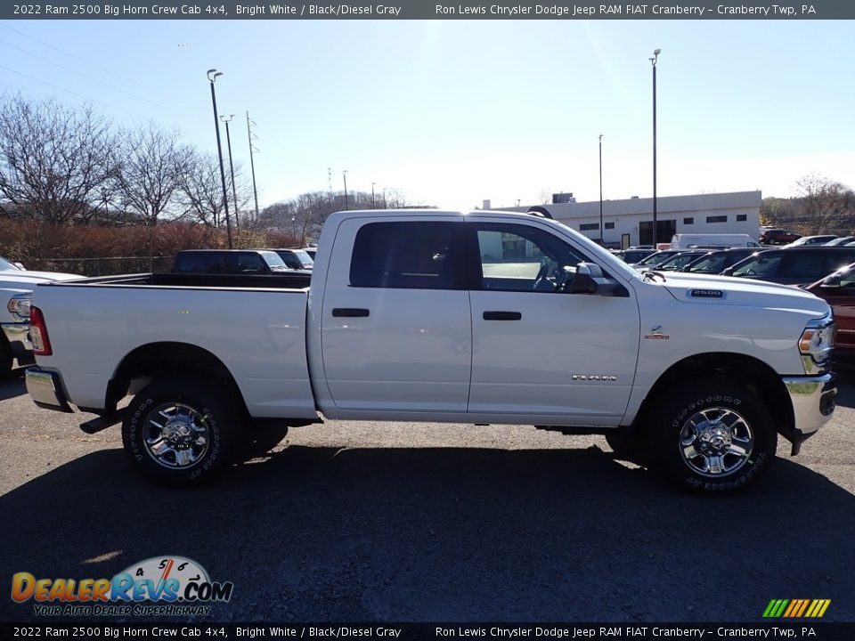 2022 Ram 2500 Big Horn Crew Cab 4x4 Bright White / Black/Diesel Gray Photo #4