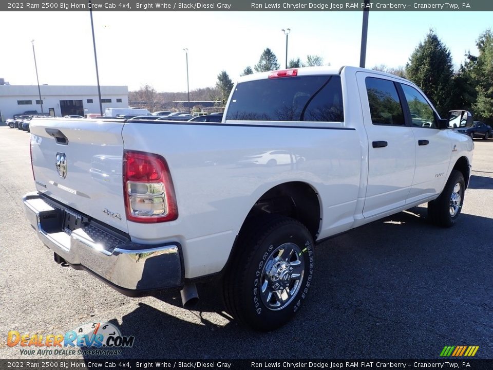 2022 Ram 2500 Big Horn Crew Cab 4x4 Bright White / Black/Diesel Gray Photo #5