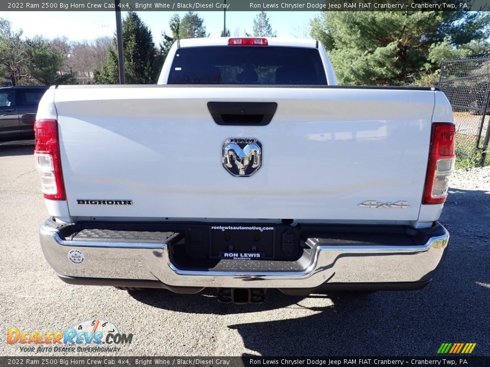 2022 Ram 2500 Big Horn Crew Cab 4x4 Bright White / Black/Diesel Gray Photo #6