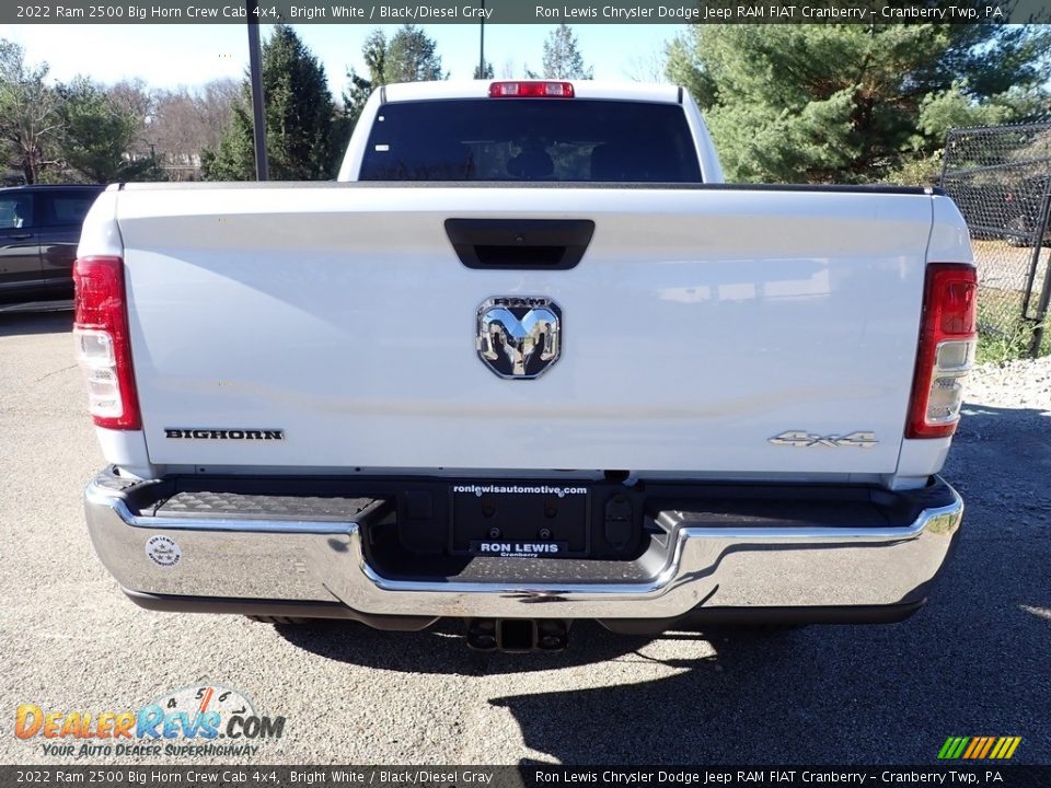 2022 Ram 2500 Big Horn Crew Cab 4x4 Bright White / Black/Diesel Gray Photo #6