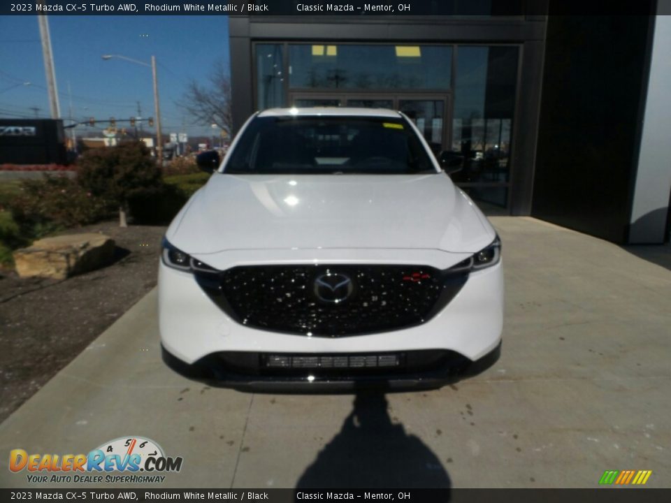 2023 Mazda CX-5 Turbo AWD Rhodium White Metallic / Black Photo #2