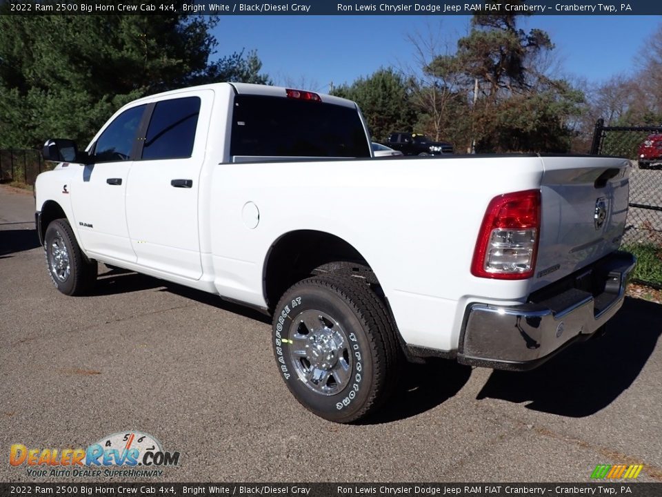 2022 Ram 2500 Big Horn Crew Cab 4x4 Bright White / Black/Diesel Gray Photo #8