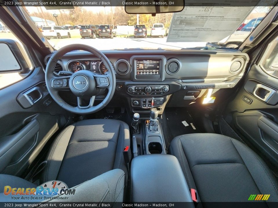 2023 Jeep Wrangler Sport 4x4 Granite Crystal Metallic / Black Photo #4