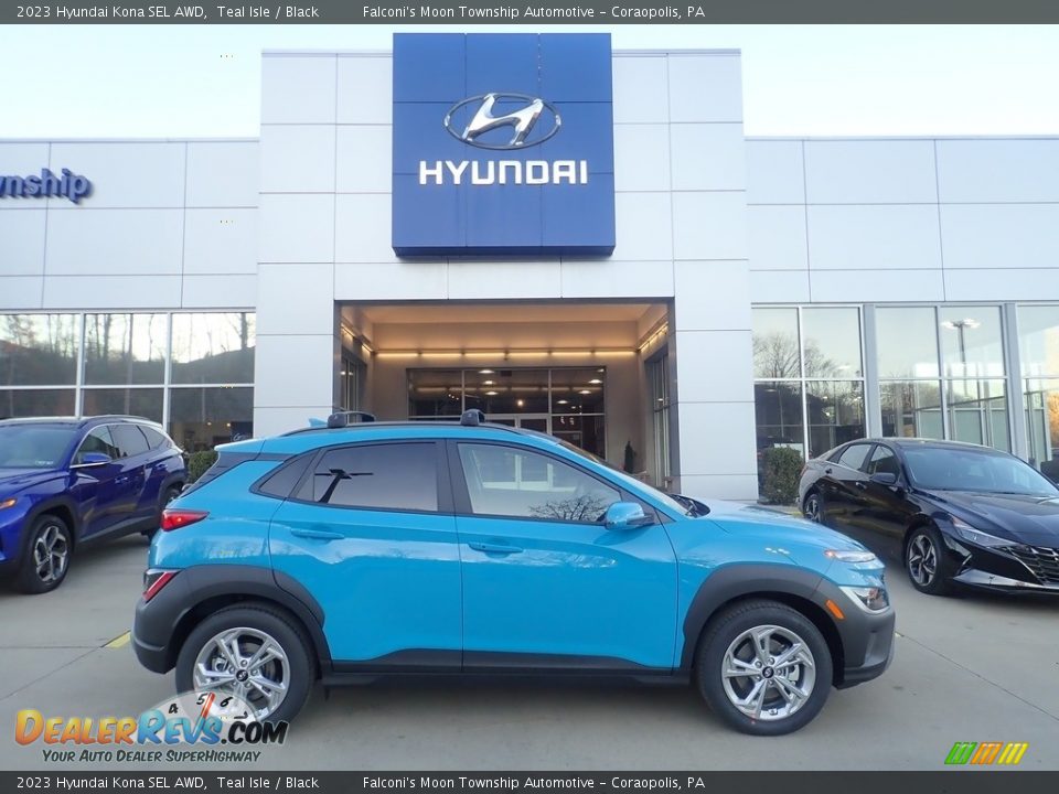 2023 Hyundai Kona SEL AWD Teal Isle / Black Photo #1